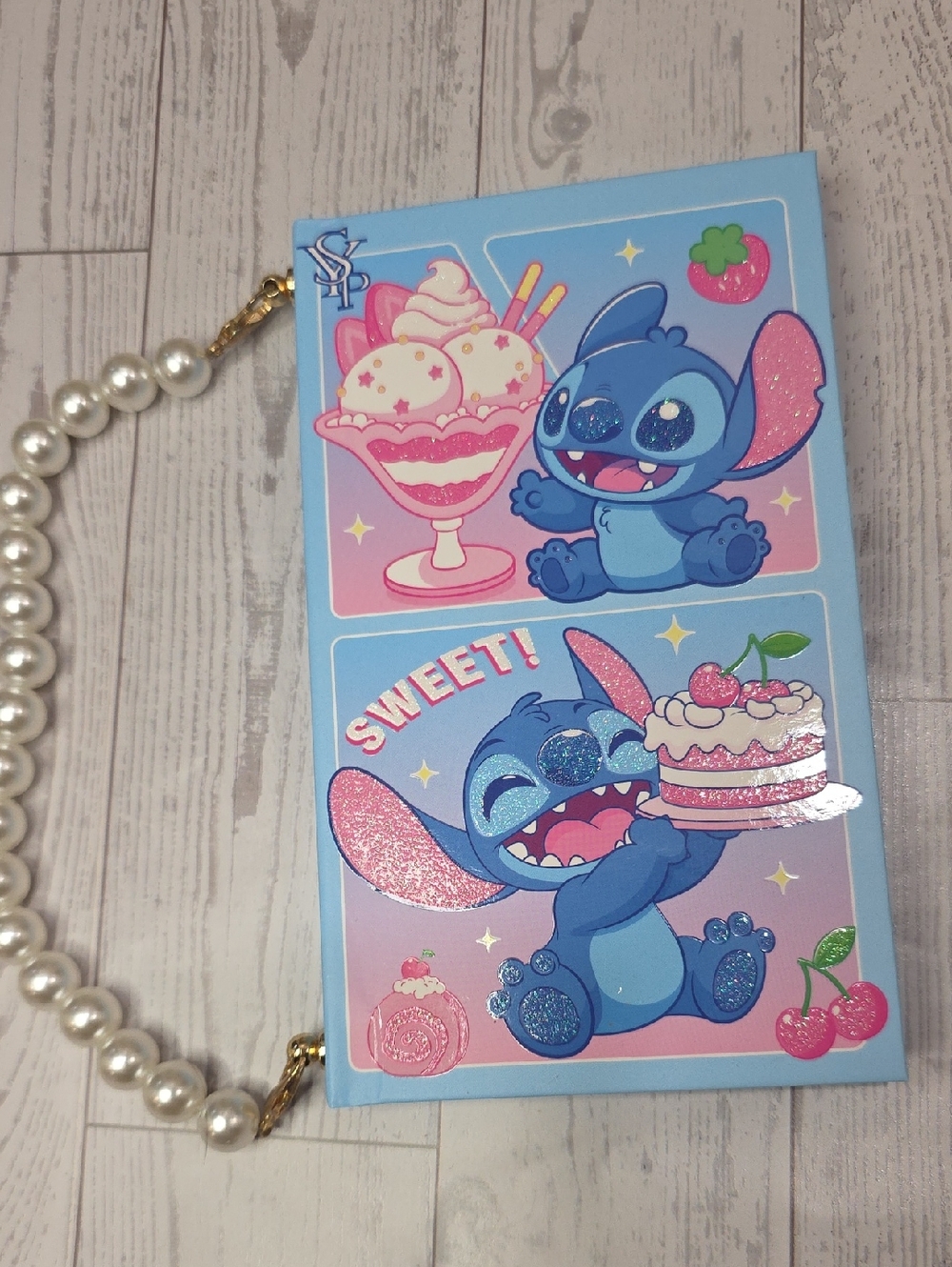 Blue Stitch Wristlet Eyeshadow Palette